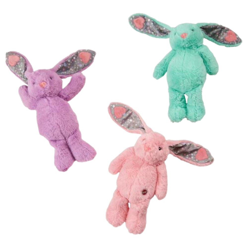Spot Soothers Heartbeat Bunny Dog Toy - 12" (Assorted)
