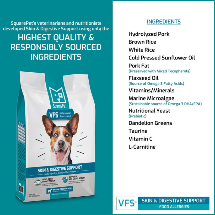 SquarePet Skin and Digestive Support - 4.4 lbs