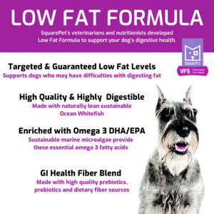 SquarePet VFS Low Fat Dog Food - 4.4 lbs