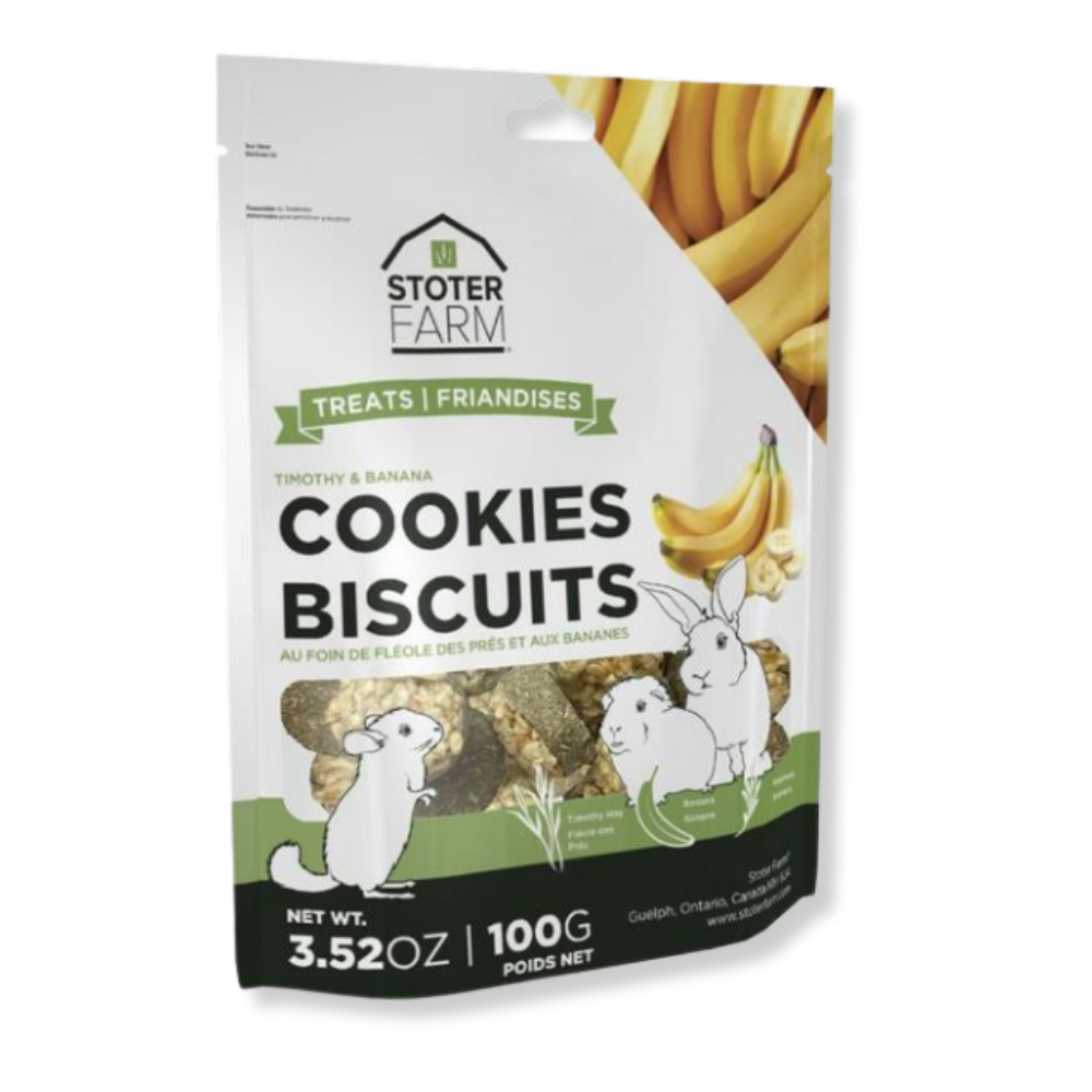 Stoter Farm Treats Timothy and Banana Cookies - 3.5 oz