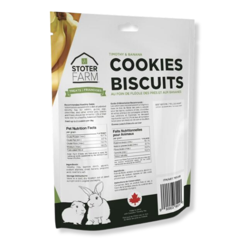 Stoter Farm Treats Timothy and Banana Cookies - 3.5 oz