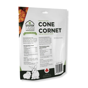 Stoter Farm Snacks Timothy and Floral Cone - 2 Pack