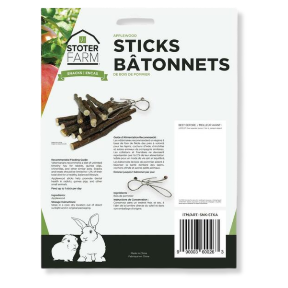 Stoter Farm Snacks Applewood Sticks - 3.5 oz