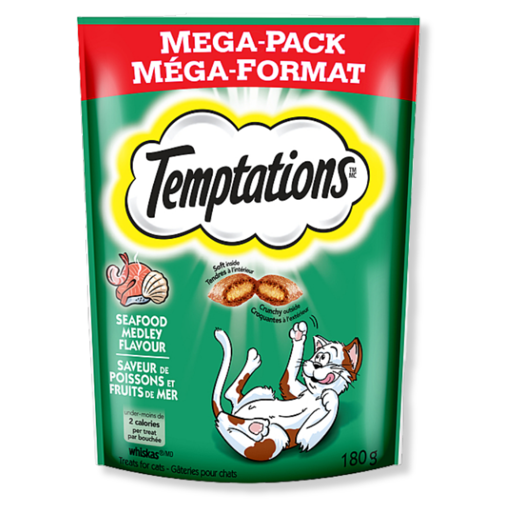 Temptations Mega Pack Cat Treats - 180 g