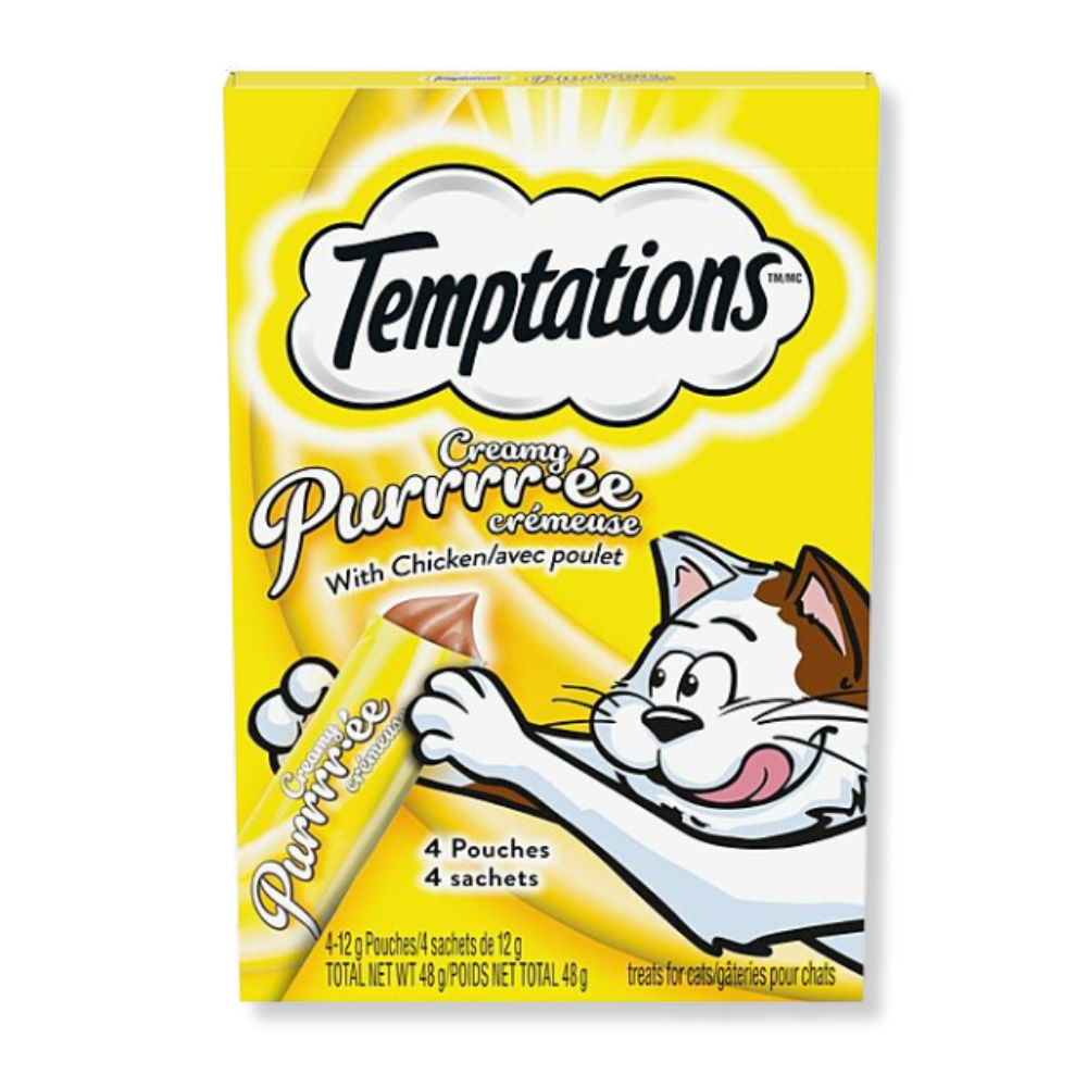 Temptations Creamy Puree Chicken (4 Tubes)