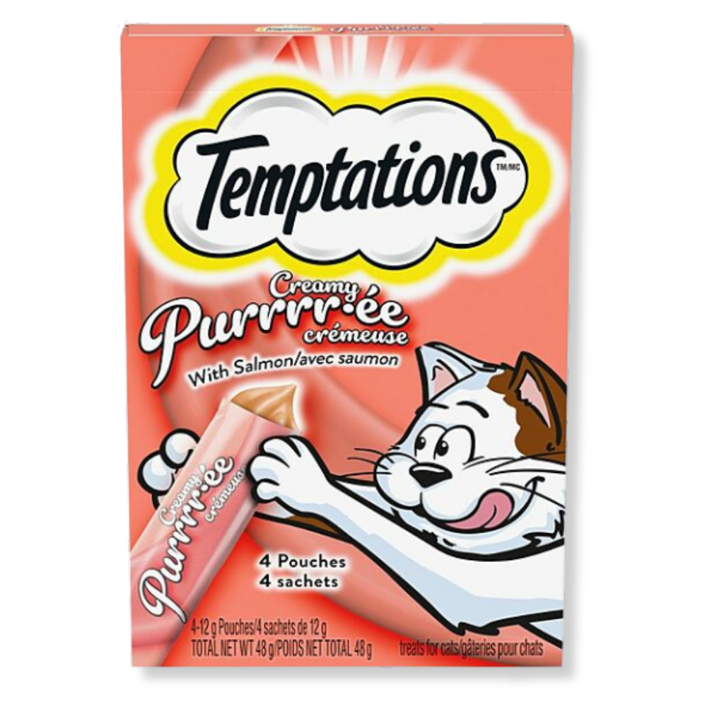 Temptations Creamy Puree Salmon (4 Tubes)