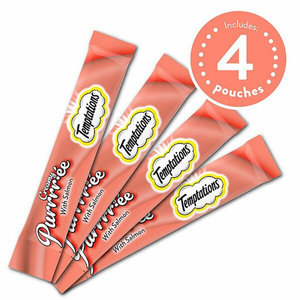 Temptations Creamy Puree Salmon (4 Tubes)