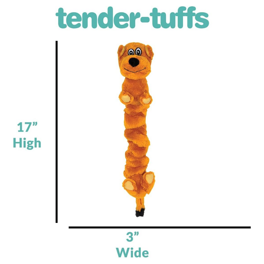 Smart Pet Love Tender Tuffs Brown Dog Toy
