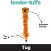 Smart Pet Love Tender Tuffs Brown Dog Toy
