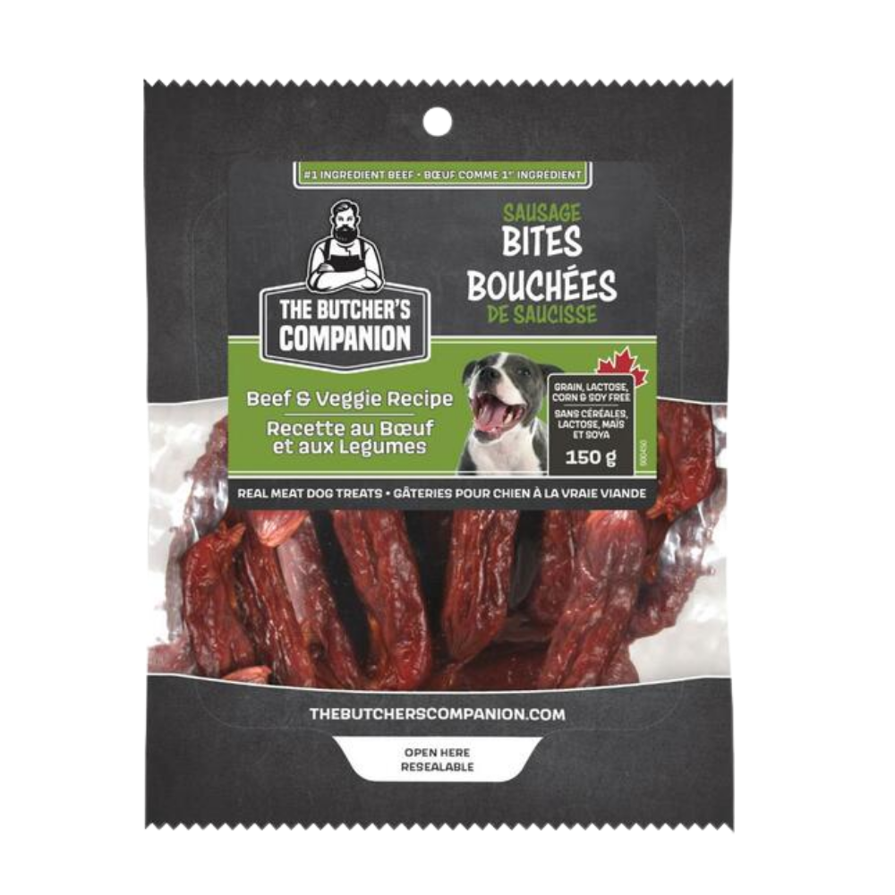 The Butcher's Companion Beef and Veggie Sausage Bites - 6.1 oz
