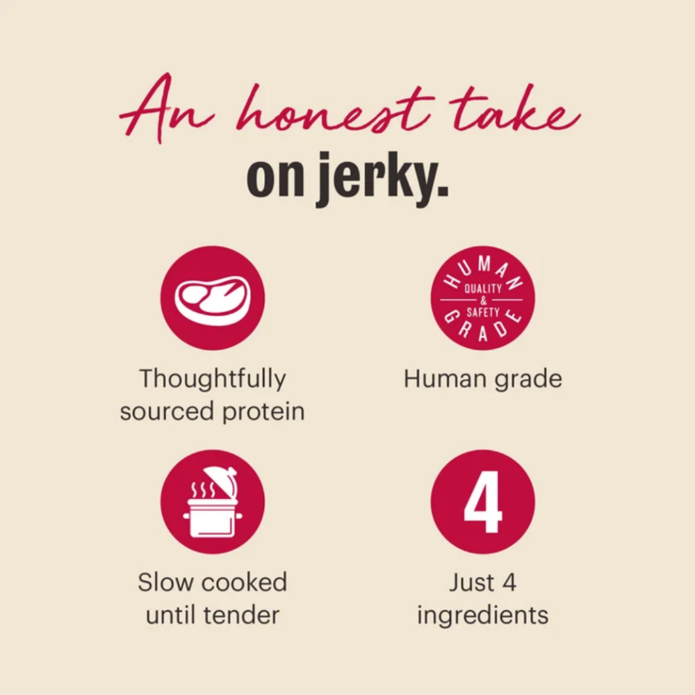 The Honest Kitchen Slow Cooked Beef Jerky - 5.6 oz