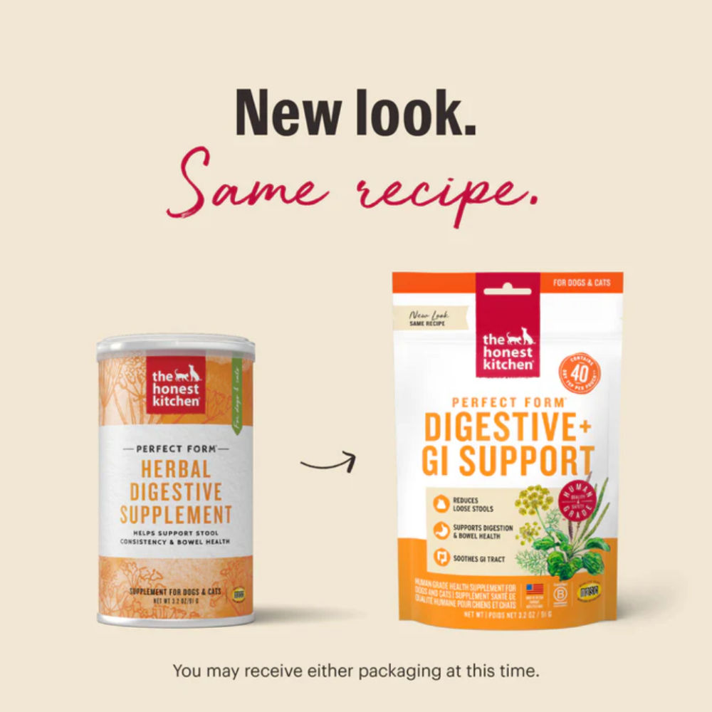 The Honest Kitchen Perfect Form Herbal Digestive Supplement