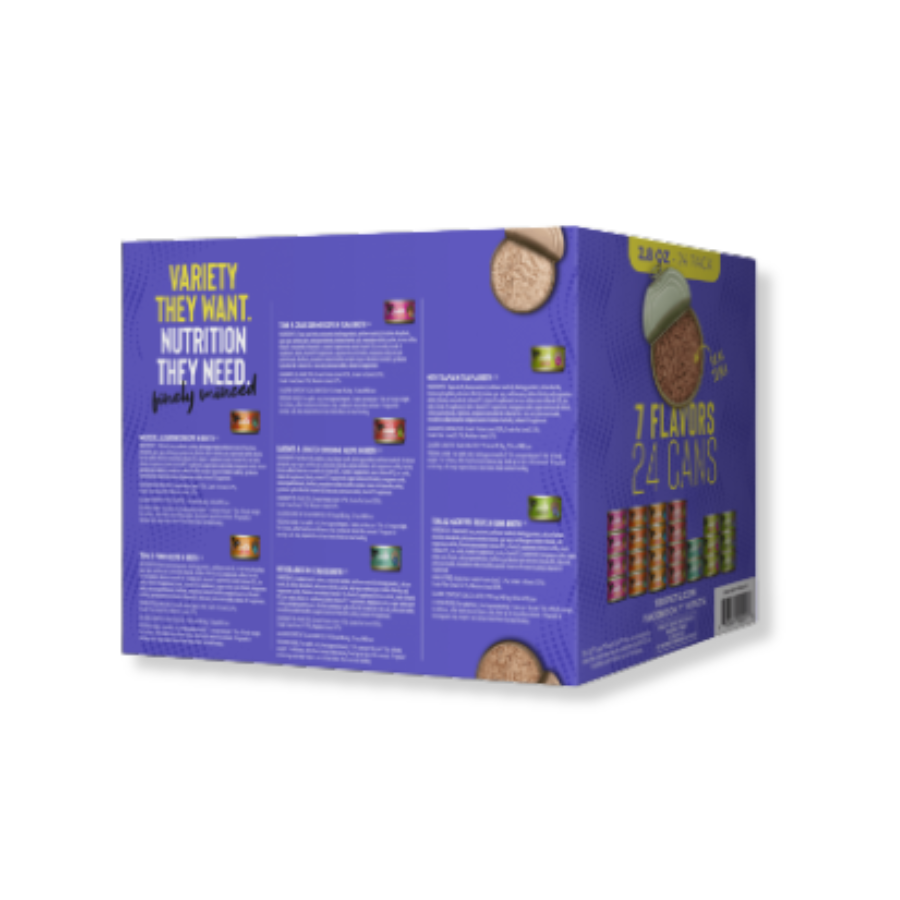 TikiCat Fish Favourites Pate Variety Pack - 2.8 oz (24 Pack)