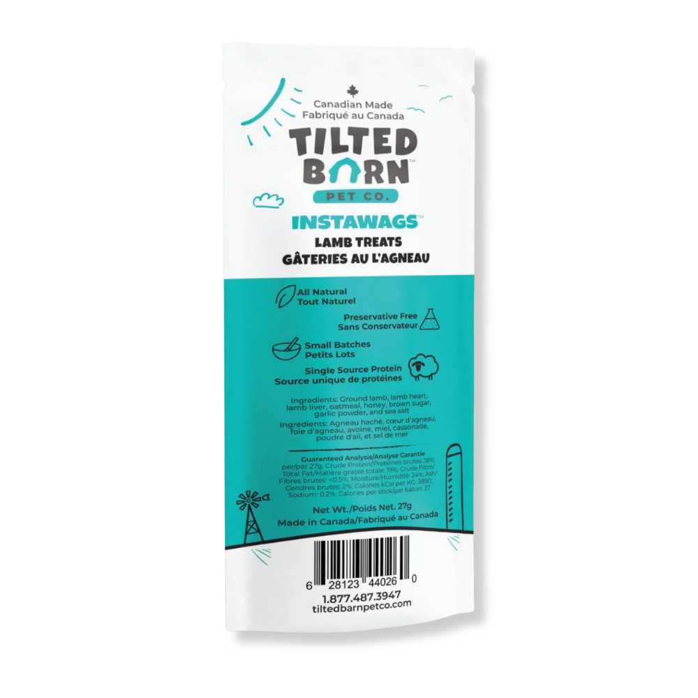 Tilted Barn Instawags Lamb Treats - 0.9 oz