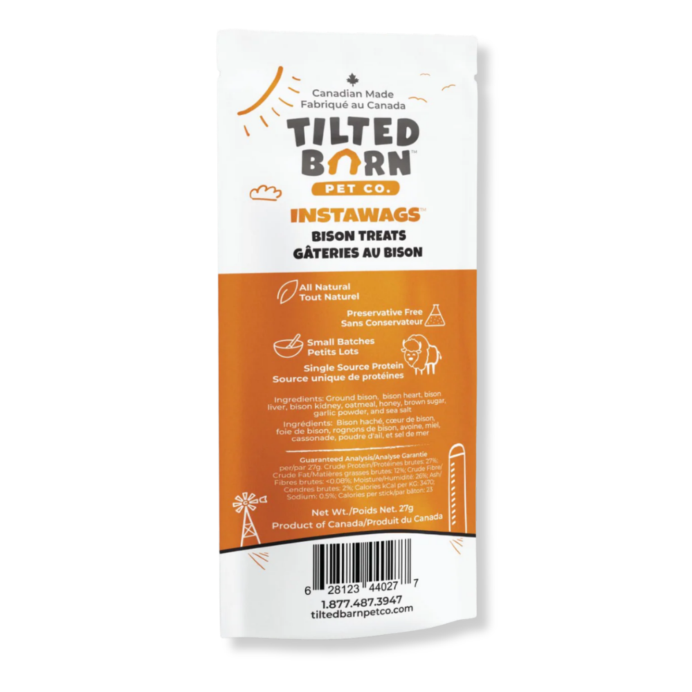 Tilted Barn Instawags Bison Treats - 0.9 oz