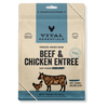 Vital Essentials Freeze-Dried Raw Beef and Chicken Entrée for Cats - Mini Nibs - 12 oz
