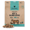 Vital Essentials Freeze-Dried Raw Beef and Salmon Entrée for Dogs - Soft Nibs - 14 oz