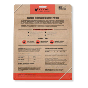 Vital Essentials Freeze-Dried Raw Lamb and Whitefish Entrée for Dogs - Soft Nibs - 14 oz