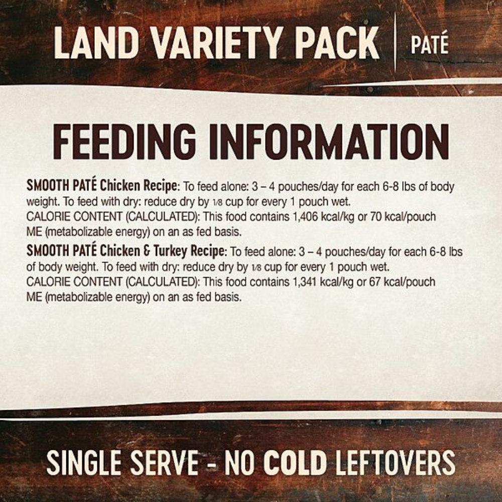 Wellness Core Tiny Tasters Land Variety Pack - 12 Pouches