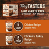 Wellness Core Tiny Tasters Land Variety Pack - 12 Pouches