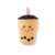 ZippyPaws NomNomz Boba Milk Tea Plush Dog Toy