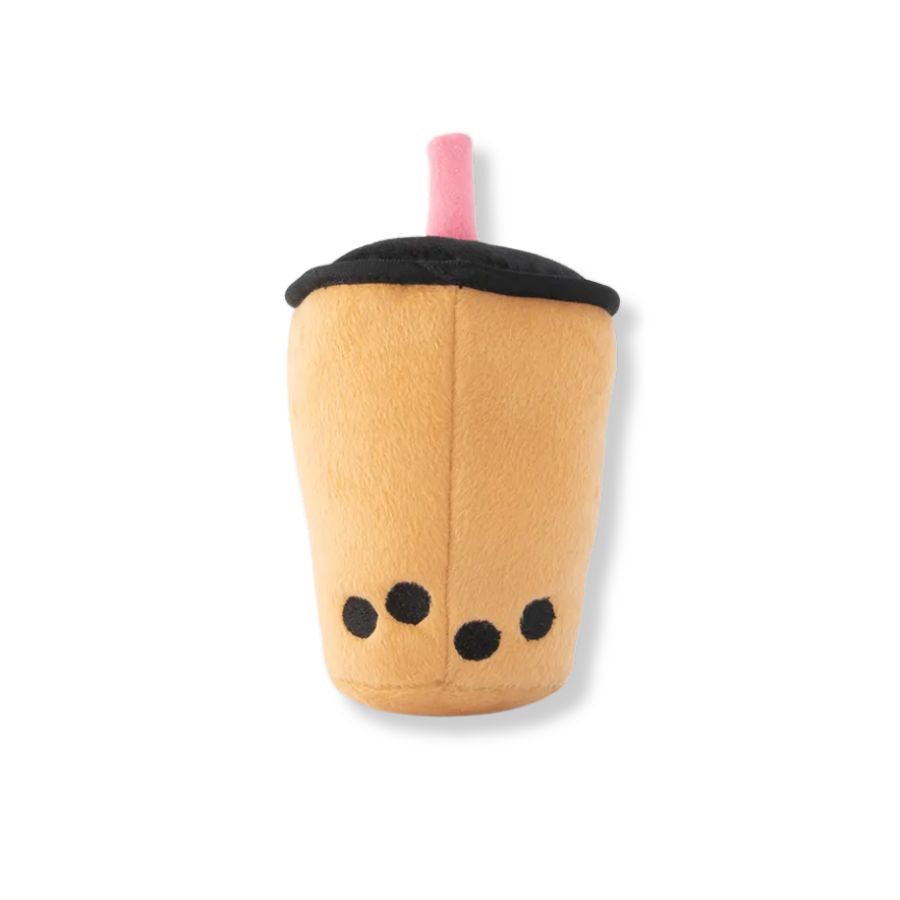 ZippyPaws NomNomz Boba Milk Tea Plush Dog Toy